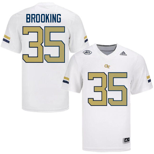 Keith Brooking Georgia Tech Jerseys,Georgia Tech Yellow Jackets College Football Uniforms-White